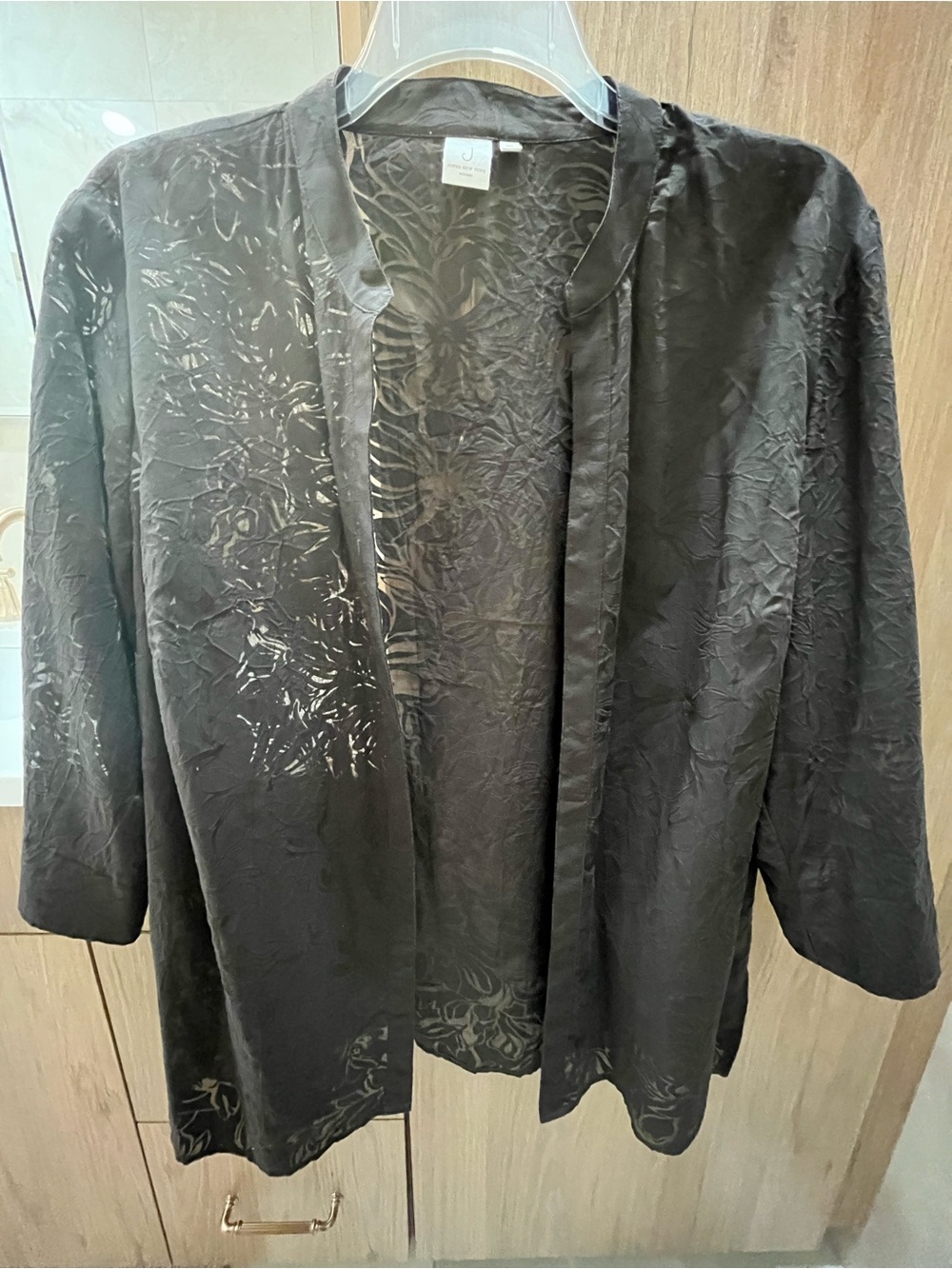 Jones New York, Burnout Blouse, Sheer Jacket/Blouse Size 2X